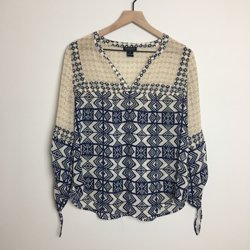 LUCKY BRAND flowy top